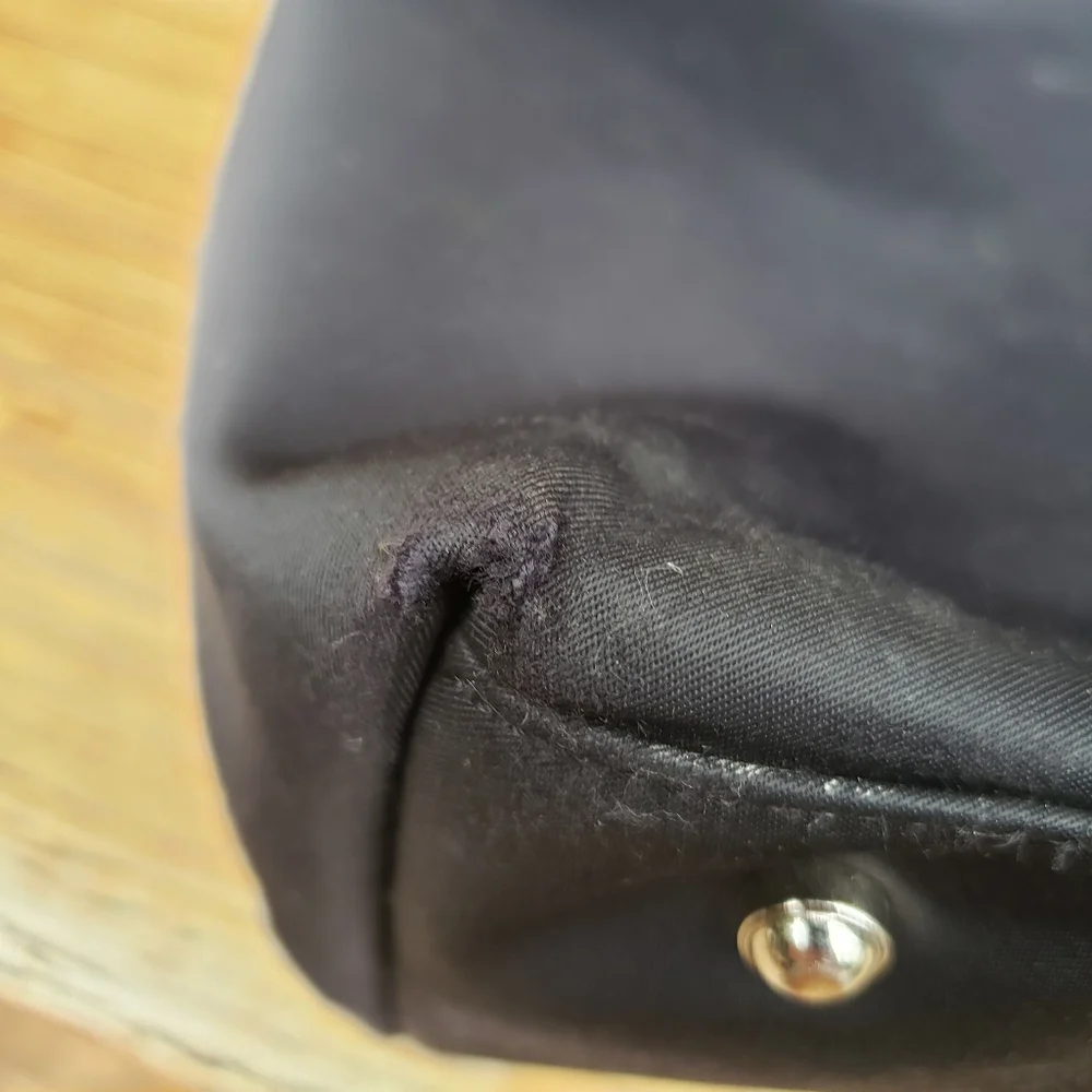 Older Kate Spade New York Black Diaper Bag or Everything Shoulder Bag WITH WEAR